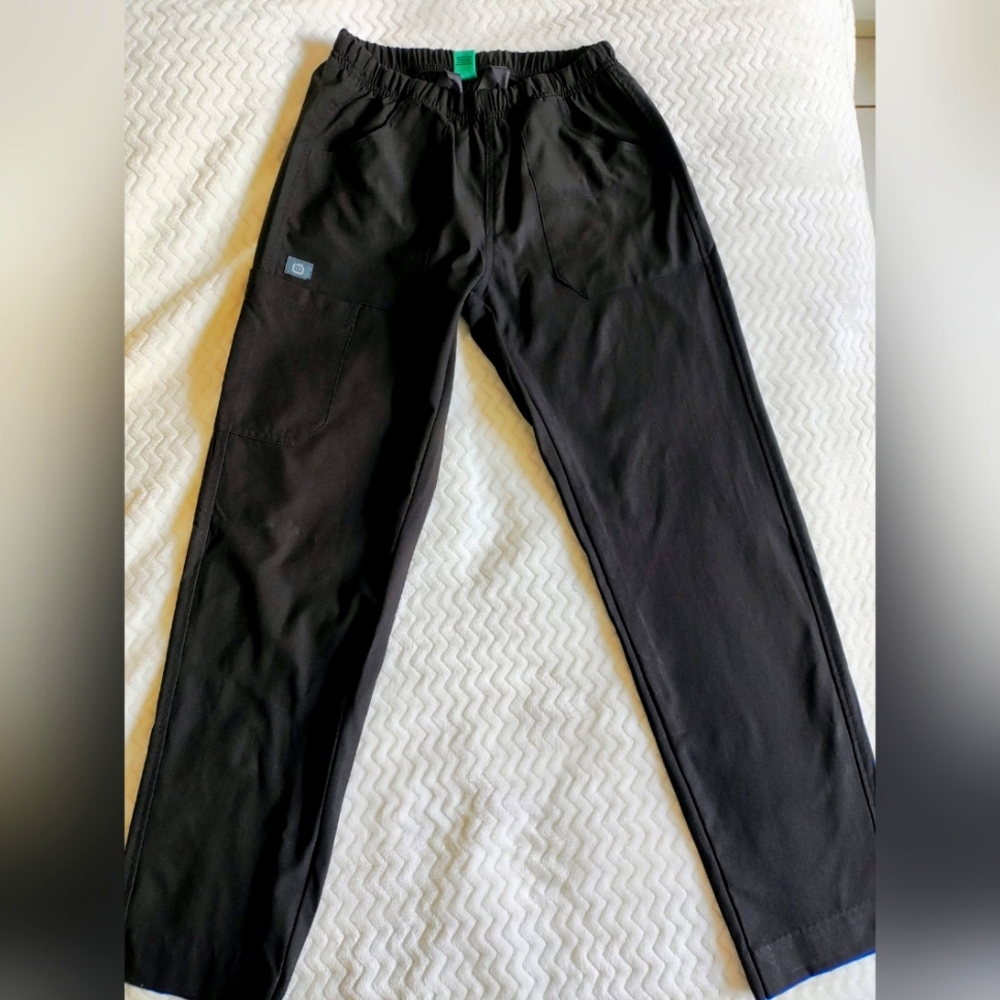 WonderWink Indy black scrub cargo pants XS